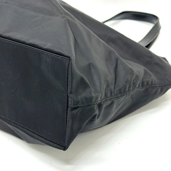 PRADA Triangular plate bag shawl Tote Bag Nylon Black - Picture 4 of 15